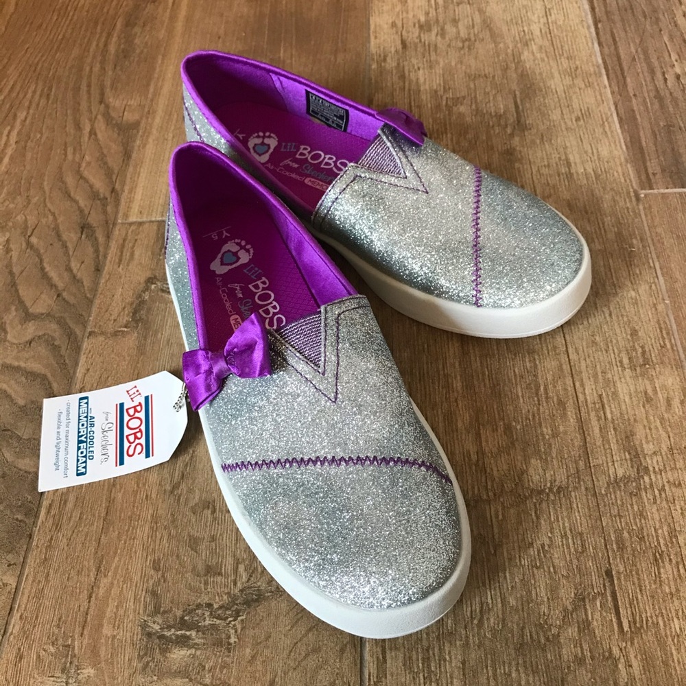 Sketchers Girl’s Lil’ Bobs Slip Ons